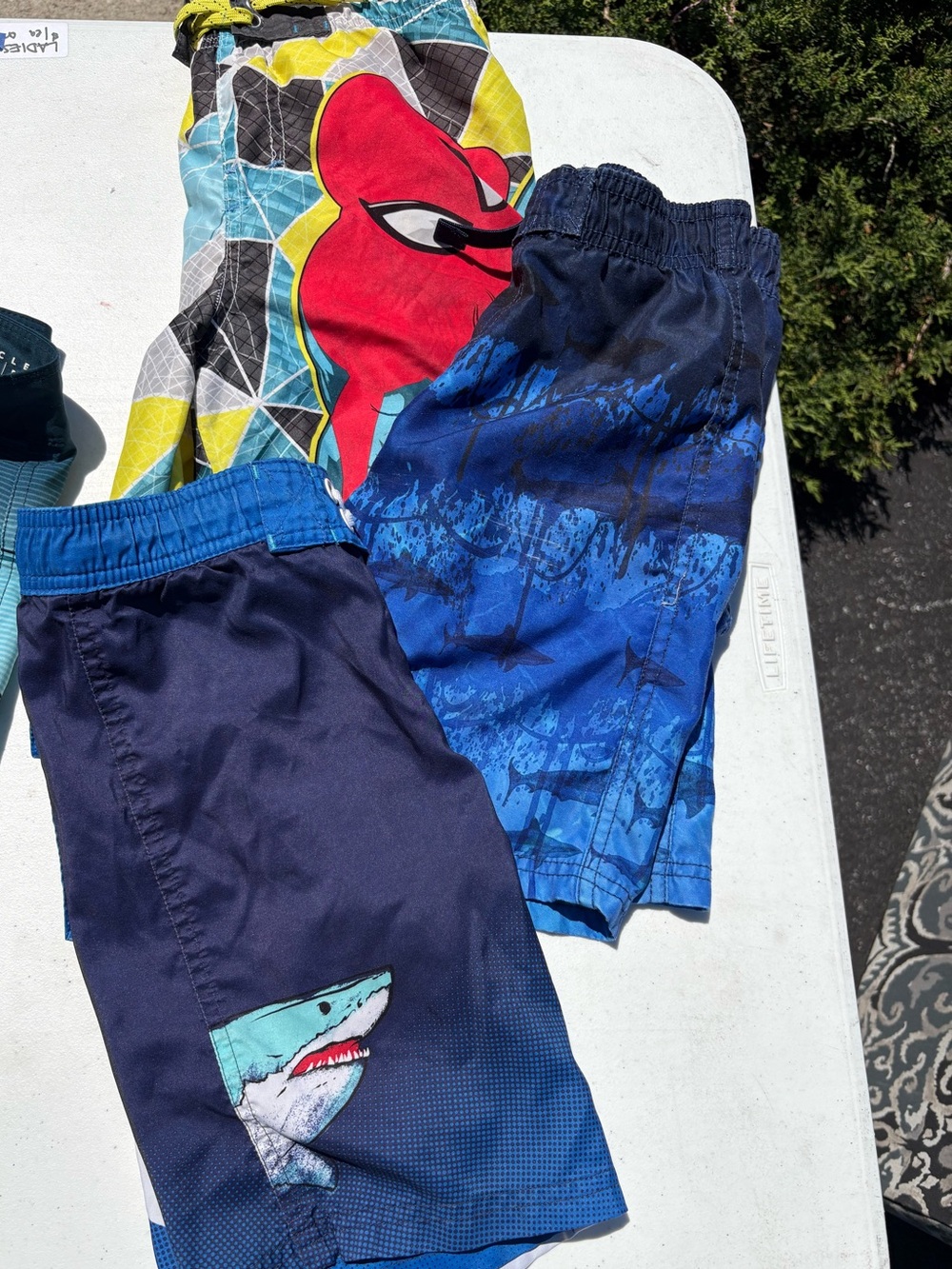Boys Set of 3 Swim Shorts - Elastic Waist